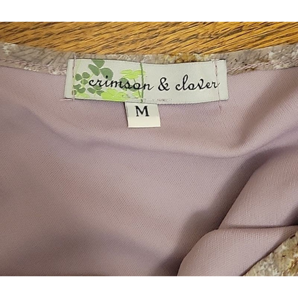 Dandelion Print One Shoulder Bell Sleeve Mini Dress Party Homecoming Size M - Picture 6 of 6